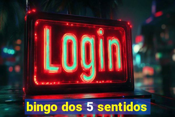 bingo dos 5 sentidos